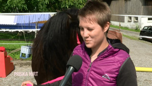 Priska Hirt, en formation pour devenir physiothérapeute pour chevaux, Suisse